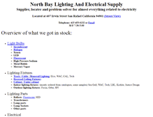 Tablet Screenshot of northbaylighting.com